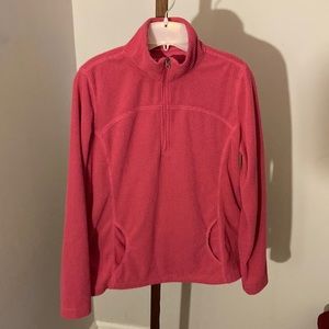 Tek Gear| Women’s Pink Zip up Shirt with pockets - Size Large